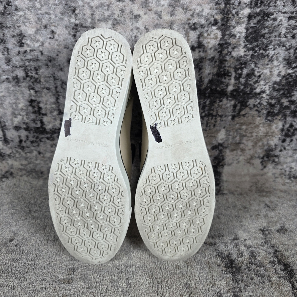 Stella McCartney Women's Binx Star Slip-On Platforms Cream Sparkle Size 38/8 - Picture 11 of 12